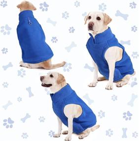 img 3 attached to Cozy and Stylish: 6-Piece Dog Clothes Set with Leash Ring for Winter - Medium Size