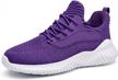 lightweight memory foam slip-on women's walking shoes for indoor and outdoor use - ideal for tennis, running, workouts, and more logo