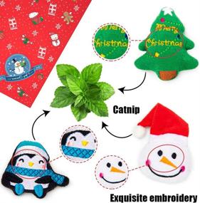 img 2 attached to 12Pcs Cat Christmas Toy Gift Set - AWOOF Pet Toys For Kitten + Bandana!