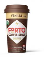 forto vanilla latte cold brew coffee shots - ready-to-drink energy boost, 2 fl oz, pack of 6 logo