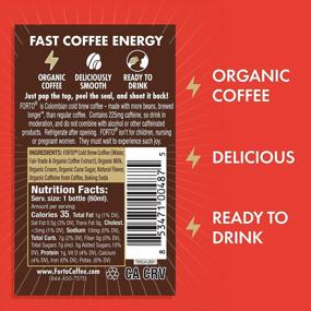 img 3 attached to FORTO Vanilla Latte Cold Brew Coffee Shots - Ready-To-Drink Energy Boost, 2 Fl Oz, Pack Of 6