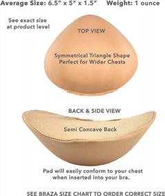 img 2 attached to Comfortable Foam Breast Form For Women (1 Piece)