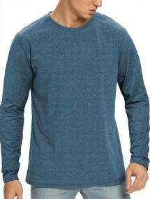 img 1 attached to 👕 NITAGUT Sleeve Cotton T Shirt Heather: Optimal Comfort and Style Combined