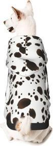 img 4 attached to Costume Texture Dalmatians Sweaters Hoodies Dogs good for Apparel & Accessories