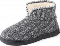 memory foam sweater knit bootie slipper for men by rockdove: improved seo logo