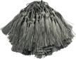 100pcs 13cm/5 inch silky floss bookmark tassels for jewelry making, diy craft accessory (#27) logo
