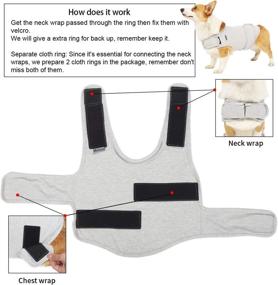 img 1 attached to Apetian Anxiety Vest for Dogs – Thunder Jacket Calming Shirt – Dog Compression Vest for Anxiety – Calming Wrap