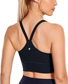 img 3 attached to 👙 CRZ YOGA Longline Wireless Racerback Women's Clothing: Ultimate Comfort and Style in Lingerie, Sleep & Lounge