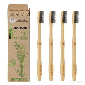 img 4 attached to Eco-Friendly Biodegradable Toothbrushes: Biykog - The Ultimate Oral Care Solution