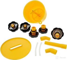 img 1 attached to ABN Radiator Coolant Funnel Kit - Spill-Free 🚗 Auto Coolant Flush, No-Spill Funnel Fill for Radiator System