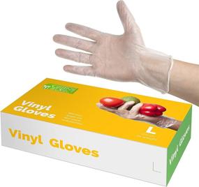 img 4 attached to Disposable Vinyl Gloves Food Cleaning