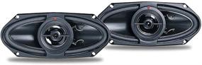 img 1 attached to 🔊 Superior Sound Experience: Kenwood KFC-415C 4x10-Inch 160W Two-way Custom-fit Car Audio Speakers, Pack of 2