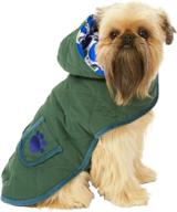 🐾 quilted paw dog blanket coat - fashion pet | medium size green coat for your stylish canine companion логотип