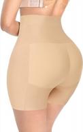 seamless butt enhancer panties for women with padded hip pads - shapewear for a lifted booty logo