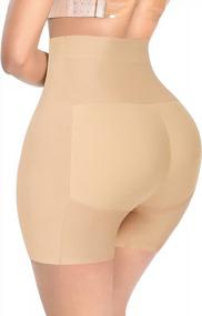 img 4 attached to Seamless Butt Enhancer Panties For Women With Padded Hip Pads - Shapewear For A Lifted Booty