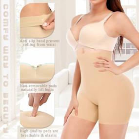 img 2 attached to Seamless Butt Enhancer Panties For Women With Padded Hip Pads - Shapewear For A Lifted Booty