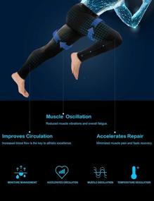 img 3 attached to HOPlynn Men'S Compression Leggings 4-Pack - Winter Base Layer For Running, Workout, Sports, And Yoga Tights
