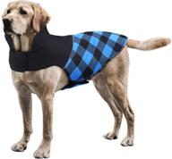 🐾 stay warm and stylish: reversible plaid dog winter coat with reflective design - waterproof, windproof, and comfortable for small, medium, and large dogs логотип