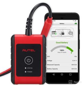 img 2 attached to 🔋 Autel MaxiBAS BT506 Auto Battery and Electrical System Analysis Tool - Compatible with CCA, CA, SAE, EN, IEC, DIN, JIS, MCA - In-Car and Out-of-Car Testing Support - Test Flooded, AGM, AGM Spiral, EFB, and Gel Batteries