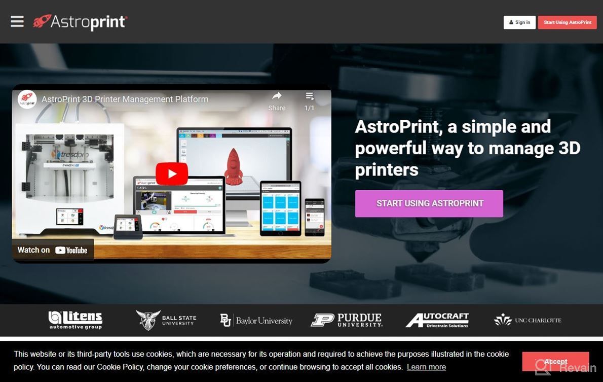 img 1 attached to Astroprint review by Steven Ali