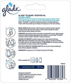 img 3 attached to 🌬️ Glade PlugIns Refills Air Freshener: Clean Linen Scented Essential Oils, Pack of 6 (2 Count, 1.34 Oz) – Ideal for Home and Bathroom