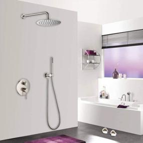 img 2 attached to Upgrade Your Shower Experience With TEEKIA Brushed Nickel Shower Head