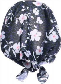 img 1 attached to Stylish And Comfortable Cancer Scarves For Women - SUNNYTREE Pre-Tied Headwear Collection