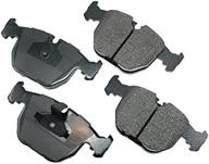 🚗 akebono eur681 euro ultra premium ceramic disc brake pad kit - superior performance in grey logo