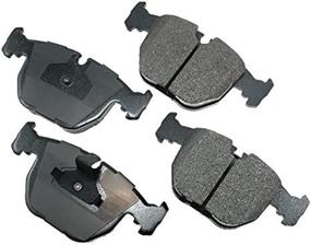 img 2 attached to 🚗 Akebono EUR681 Euro Ultra Premium Ceramic Disc Brake Pad Kit - Superior Performance in GREY