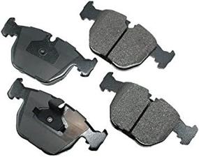 img 1 attached to 🚗 Akebono EUR681 Euro Ultra Premium Ceramic Disc Brake Pad Kit - Superior Performance in GREY