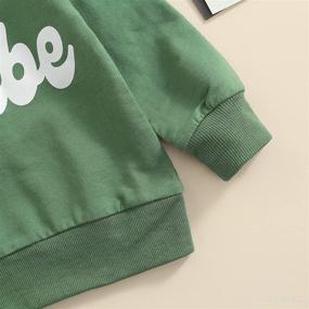 img 1 attached to 👶 Adorable Letter Printed Long Sleeve Baby Pullover Sweatshirts – Perfect for Infant Boys and Girls