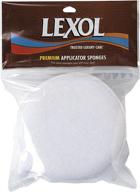 lexol 1020 applicator sponges - pack of 2 for effortless leather care logo