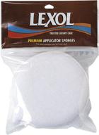 lexol 1020 applicator sponges - pack of 2 for effortless leather care логотип