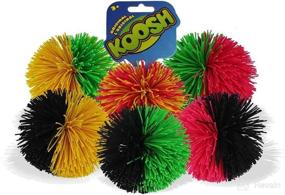 img 4 attached to 🌈 Interactive Koosh Ball Soft Toy - Exciting and Colorful Fun!