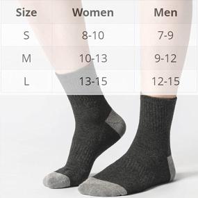 img 3 attached to Stay Comfortable And Stylish With GLENMEARL 6 Pack Cotton Ankle Athletic Running Socks For Men And Women