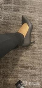 img 5 attached to Comfortable Pointy Toe Stiletto Pumps For Women'S Office Wear By DailyShoes