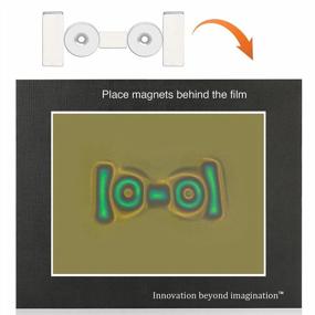 img 1 attached to Магнитная пленка для просмотра MIKEDE: идеальный инструмент для отображения и обнаружения магнитного потока с автоматическим восстановлением
