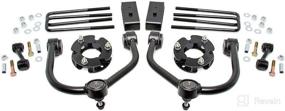 img 4 attached to 🚗 Rough Country 3-Inch Suspension Lift Kit for 2004-2021 Titan 4WD/2WD - Boost Your Ride!