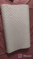 img 2 attached to Orthopedic pillow 55x35cm, Memory Pillow latex Pillow, 10cm height. review by Barbara Cherubini Kl ᠌