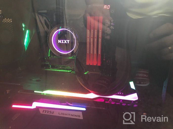 img 1 attached to 🌀 NZXT Kraken X62 280mm - CAM-Powered AIO Liquid Cooler with Infinity Mirror Design and Aer P140mm Radiator Fans review by Ada Falkowska ᠌