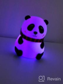 img 6 attached to Kawaii Kitty Cat Night Light Lamp для детей, девочек-подростков и детской спальни - подарки для детей от 3 до 5 лет, зарядка батареи AAA (не входит в комплект)