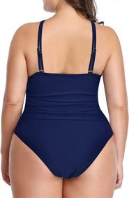 img 2 attached to 👙 Stylish Backless Coverage Swimsuit Beachwear for Women via Swimsuits & Cover Ups