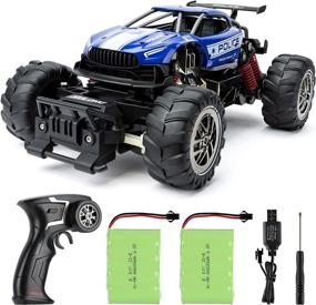 img 4 attached to High-Speed 1:14 Scale Gimsan Off-Road RC Truck With Waterproof Electric Motor And 2.4GHz Remote Control - Ideal For Remote Control Car Enthusiasts