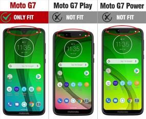 img 3 attached to Protect Your Moto G7/G7 Plus With Poetic'S Pink Rugged Case With Built-In Screen Protector And Kickstand - Revolution Series