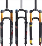 bucklos lutu mtb suspension fork - air & rebound adjust, straight tube, ultralight gas shock, travel 120mm, lockout mountain bike forks logo