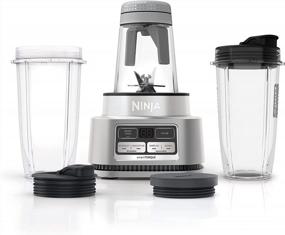 img 4 attached to Ninja SS101 Foodi Smoothie Maker & Nutrient Extractor* 1200 WP, 6 Functions Smoothies, Extractions*, Spreads, SmartTORQUE, 14-Oz. Smoothie Maker, (2) To-Go Cups & Lids, Silver