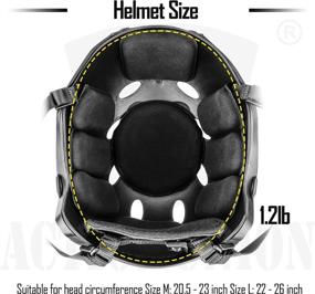 img 3 attached to ACTIONUNION Airsoft Fast Helmet Set: Tactical Paintball PJ Type Protection