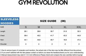 img 2 attached to GYM REVOLUTION Bodybuilding Pullover Sleeveless Men's Clothing via Active