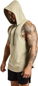 img 4 attached to GYM REVOLUTION Bodybuilding Pullover Sleeveless Men's Clothing via Active