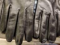 img 1 attached to DooWay Women'S Long Leather Dress Gloves 28 Inches Faux Leather Fashion Colors For Evening Opera Arty Costume Cosplay review by Eric Grayson